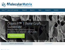 Tablet Screenshot of molecularmatrix.com